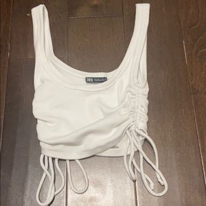 Zara top!!💕🤍🤍✨💖💖